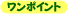 ワンポイント